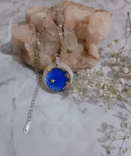 MEDALLITA NOCHE AZUL 